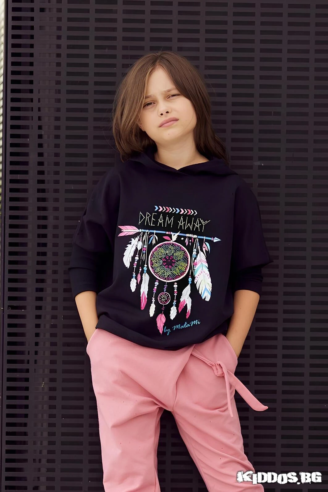 Детски суитшърт DREAMCATCHER черен