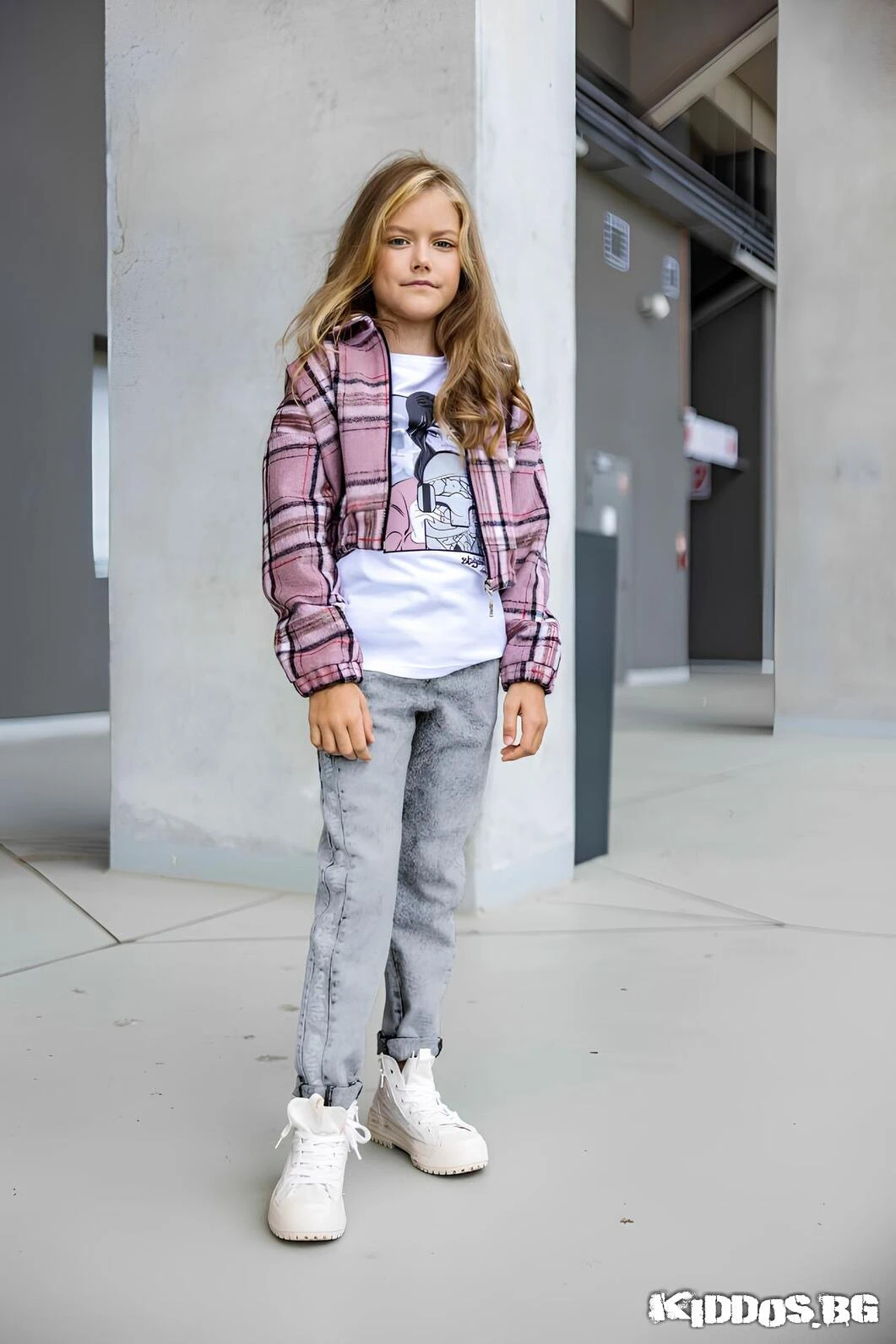 Детско яке STYLISH розово 3