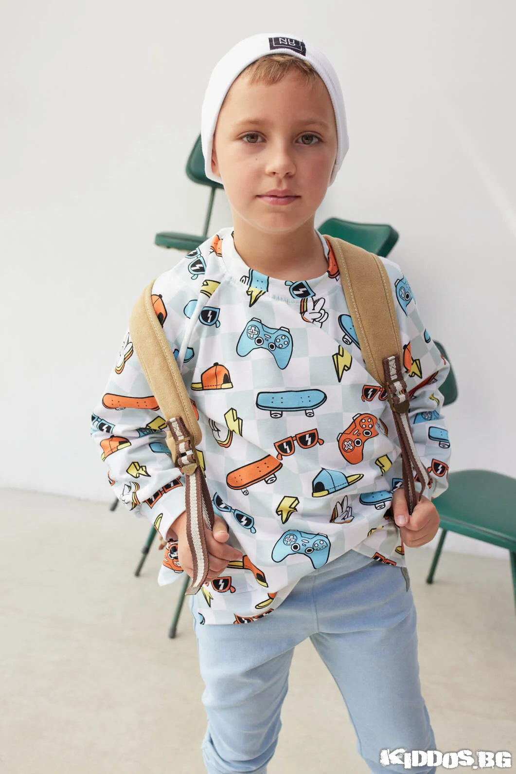 Детска блуза с дълъг ръкав BOYS POWER 2