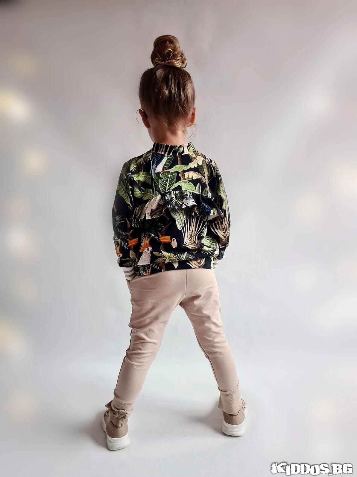 Детски панталон FASHION SE бежов 4