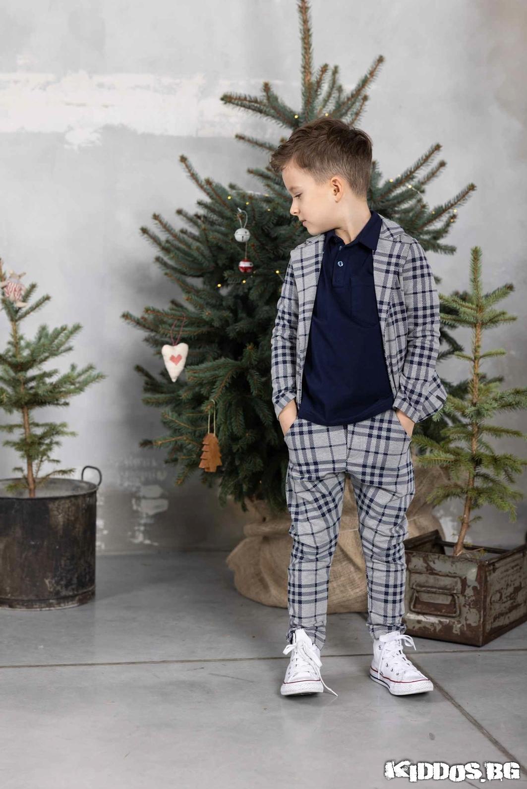 Комбинация NAVY CHECK три части