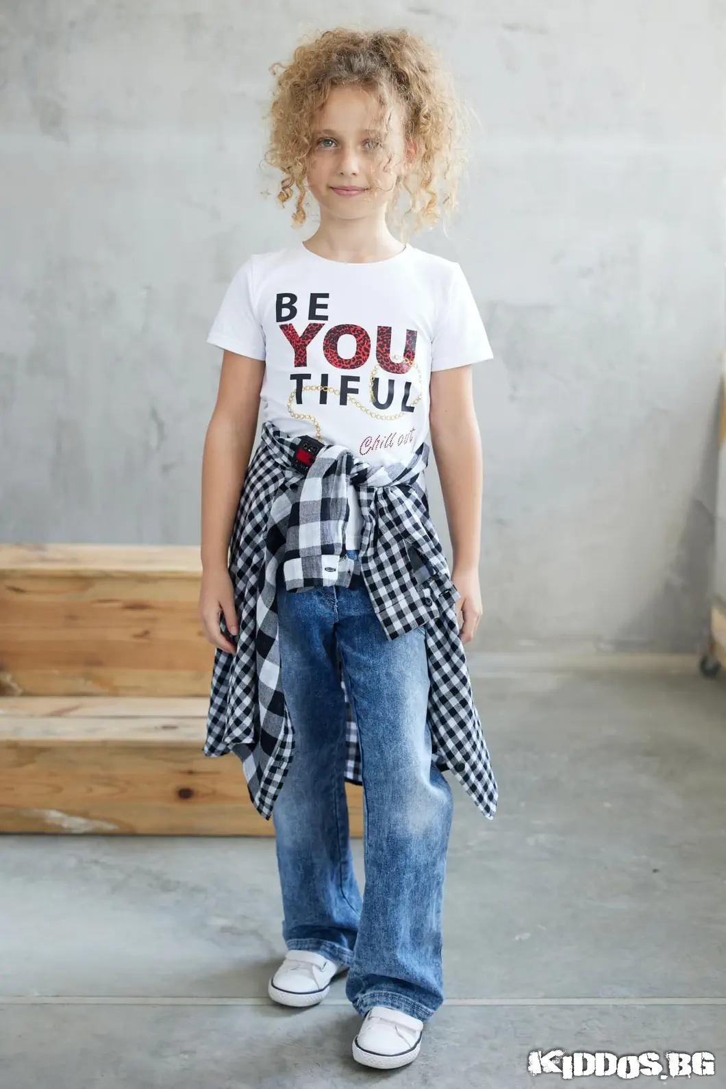 Детска блуза с къс ръкав BE YOU 2