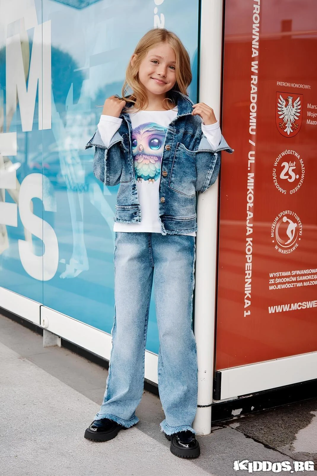 Детски комплект DENIM CHIC яке и панталон
