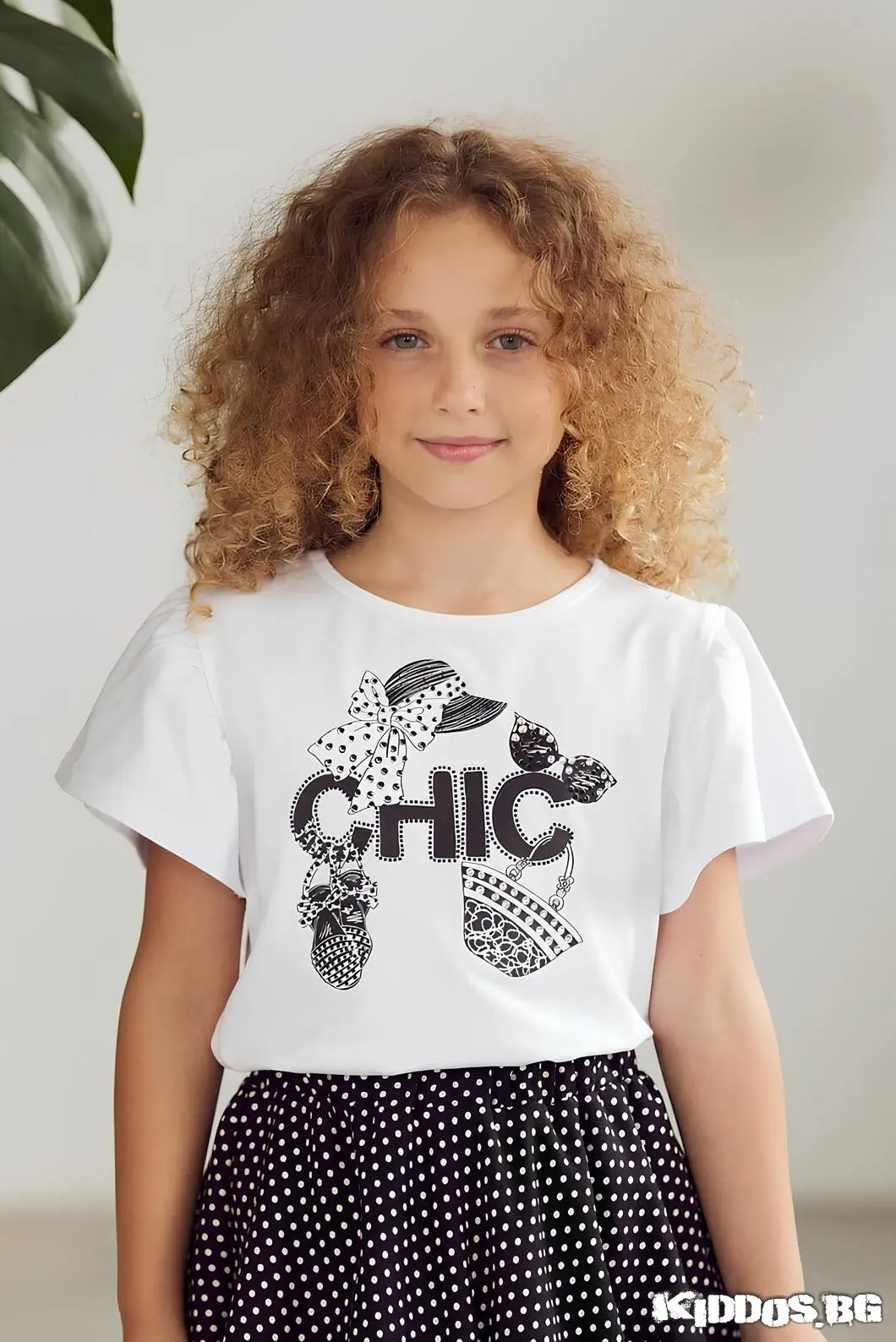 Детска блуза с къс ръкав CHIC