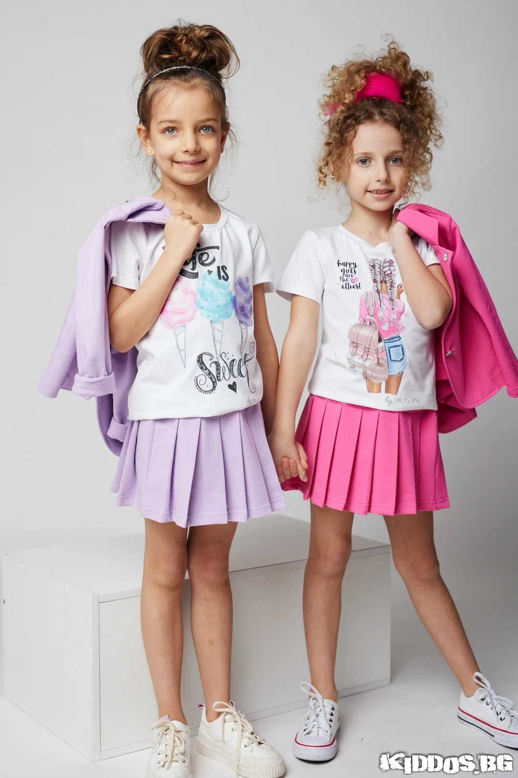 Детски костюм от две части VIVIDS PINK 7