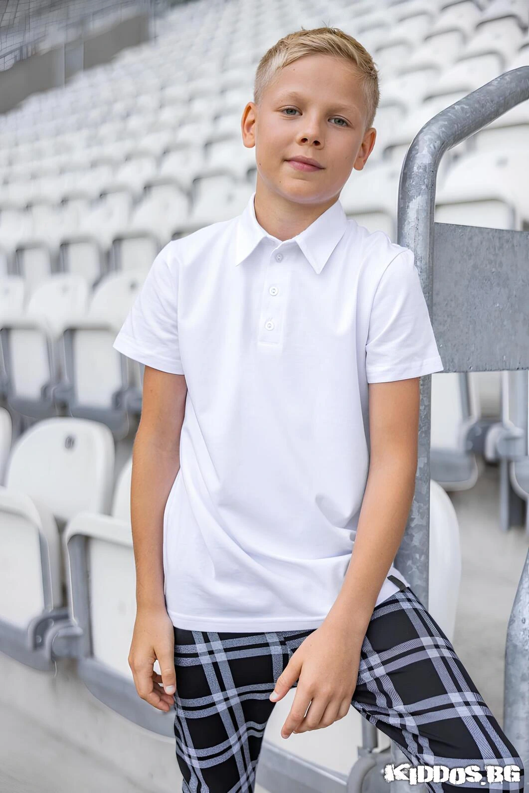 Детски костюм NAVY CHECK SE черен - две части 6