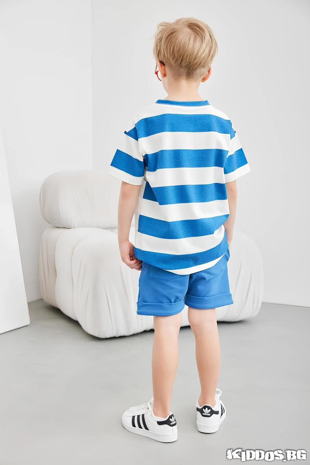Детски комплект STRIPES BLUE две части 3