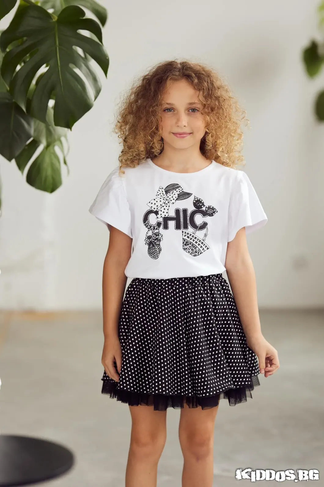 Детска блуза с къс ръкав CHIC 4